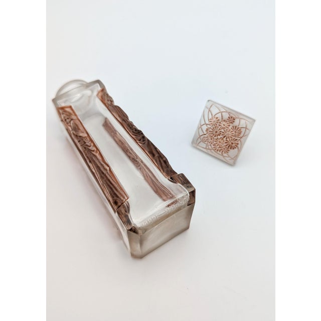 Glass Ambre DOrsay Perfume Bottle by René Lalique for Lalique, 1911 For Sale - Image 6 of 8