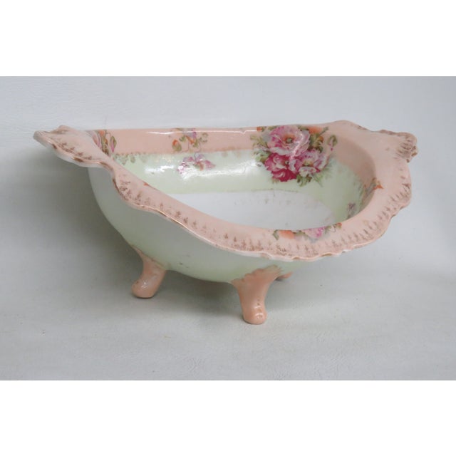 This wonderful Bowl is made out of ceramic. This bowl was made by Karl IV out of Austria, in the floral pattern, and it is...