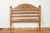 Asian Mid 20th Century Indonesian Carved Scrolling Foliage & Petite Balusters Headboard For Sale - Image 3 of 11
