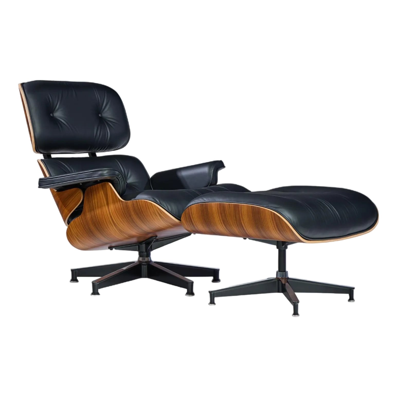Charles and Ray Eames for Herman Miller Mid Century Tall Walnut Lounge ...