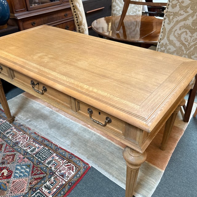 Restoration Hardware French Partner's Desk For Sale - Image 11 of 12