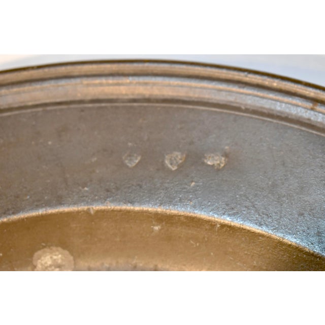 18th Century English Pewter Charger For Sale - Image 4 of 11