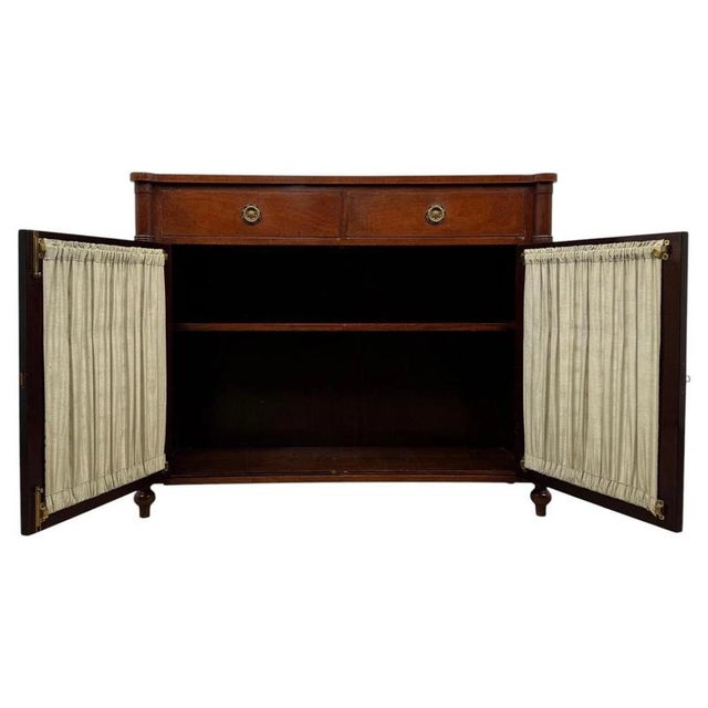 19th Century English Mahogany Regency Cupboard For Sale - Image 4 of 13