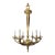 Large French Art Deco Bronze d'Ore Chandelier Attributed to Sue Et Mare, Parisian For Sale
