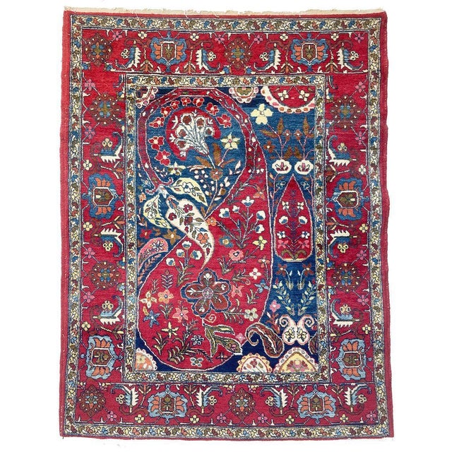 *All of our antique & vintage rugs are professionally cleaned prior to being listed.* Name: ICONIC Vintage Mother-Child...