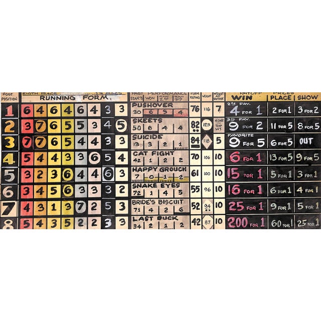 Horse Race Track Original Hand-Painted C1930s Board Game For Sale - Image 9 of 13