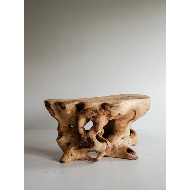 French Antique Primitive Table 1950s / Coffee Table Wabi Sabi For Sale - Image 4 of 8