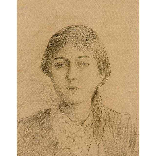 Cesare Tallone Credited Period Italian Drawing For Sale - Image 3 of 9