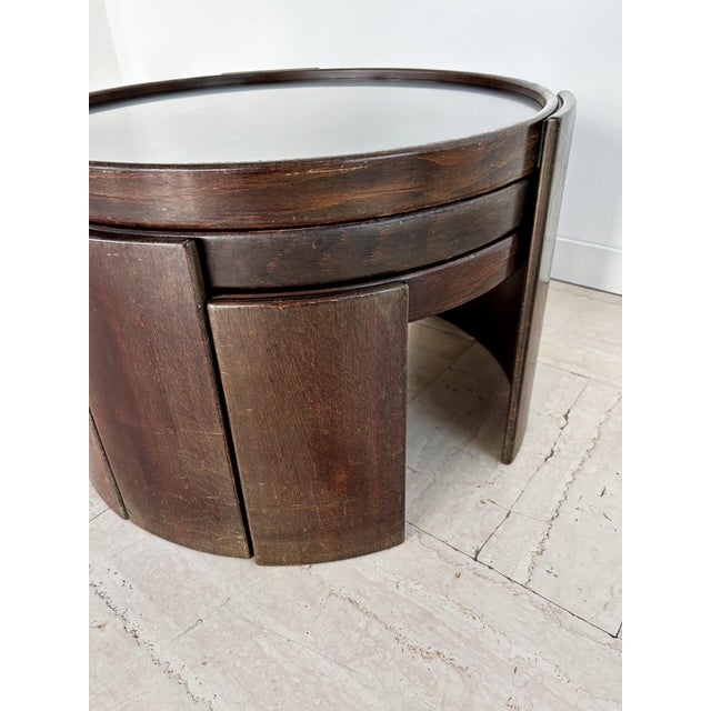 Model 780 Nesting Coffee Tables by Gianfranco Frattini for Cassina, Italy, 1960s, Set of 3 For Sale - Image 13 of 15