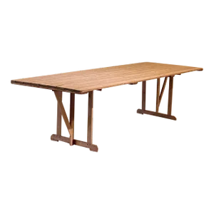 Large 19th Century Portable Pine Farm Harvest Table