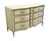 Drexel Drexel Furniture Touraine Collection Custom Cream Pained Country French Provincial 54" Double Dresser 200-120-1 For Sale - Image 4 of 15