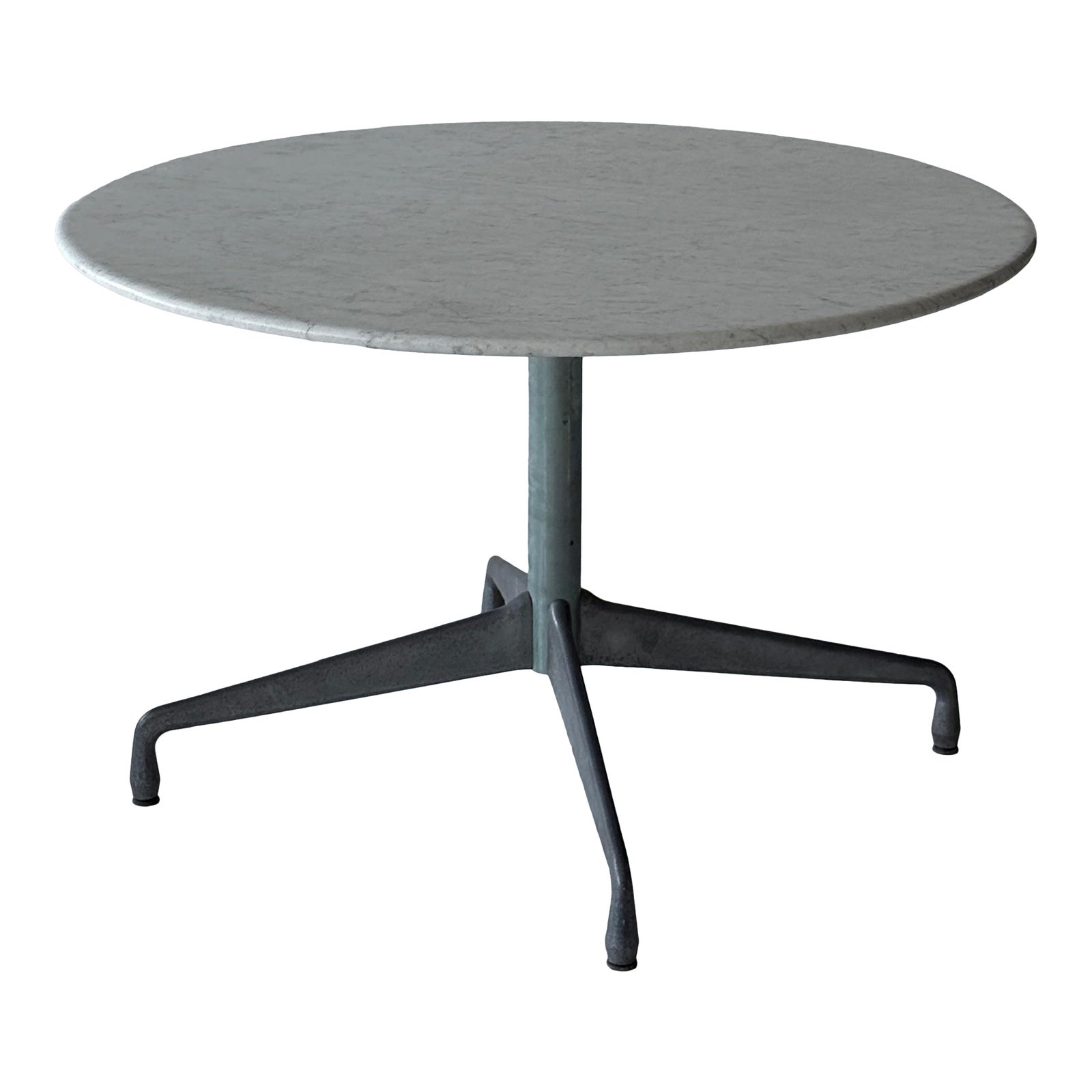 Original Marble Aluminum Group Table by Charles and Ray Eames for ...