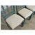 Teal Swedish Gustavian 18th Century Set of Four Painted Side Chairs For Sale - Image 8 of 14