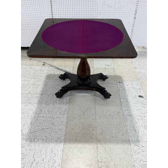 Mid 19th Century English George v Card Table For Sale - Image 12 of 12