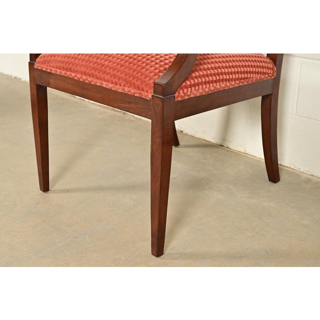 Smith & Watson Regency Carved Mahogany Dining Chairs, Set of Six For Sale - Image 11 of 14