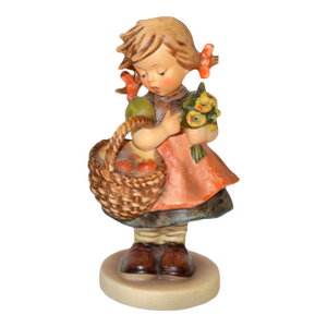 1964 Goebel Germany Hummel Collective Porcelain Girl Figurine Autumn Harvest