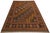 Vintage Soumak Rust/Brown Wool Rug - 4'11'' X 6'5'' For Sale In New York - Image 6 of 10