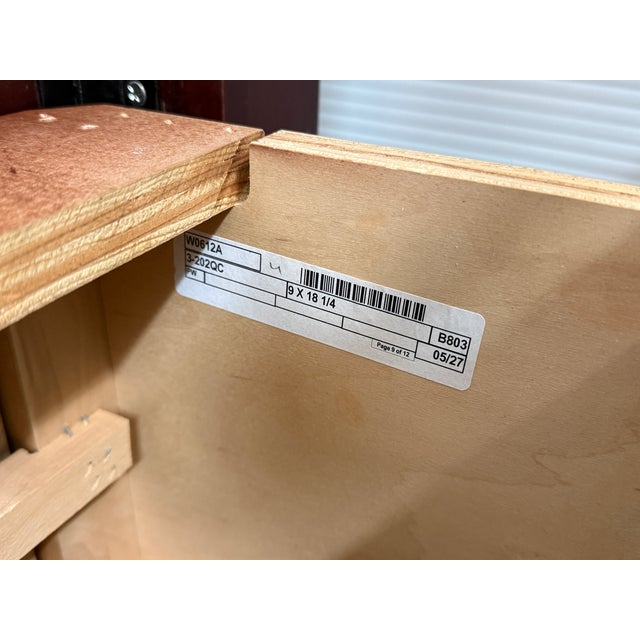 Brown Queen Size Stuart David Storage Bed Frame For Sale - Image 8 of 18