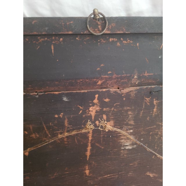 19th Century American Empire Flame Mahogany Ogee Wall Mirror For Sale In Chicago - Image 6 of 9