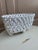 1960s French Country Trompe l'Oeil Porcelain Rope Basket Cachepot For Sale - Image 5 of 11