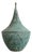 Copper Verdigris Dot Pendant Light Small For Sale