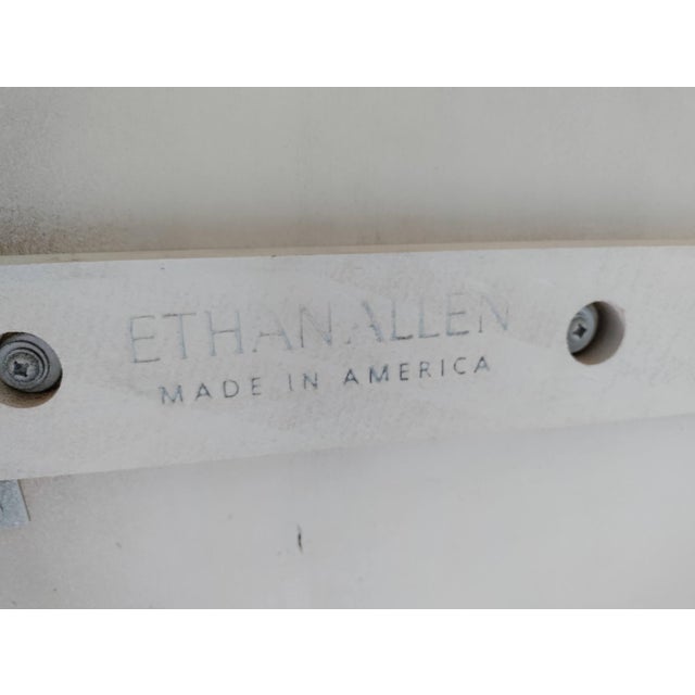 Ethan Allen Gustavian Swedish Demilune Console Table For Sale - Image 15 of 17