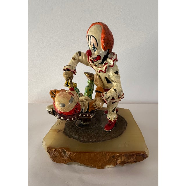 Two dental clown figurines by famed sculptor Ron Lee. Signed and dated 1982 and 1989, respectively. Given as gifts to my...