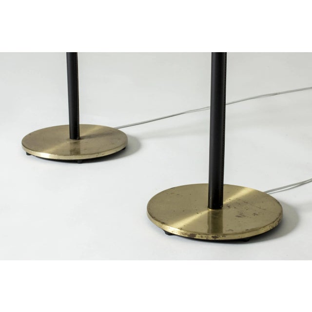 Metal Floor Lamps by Falkenbergs Belysning, Set of 2 For Sale - Image 7 of 9