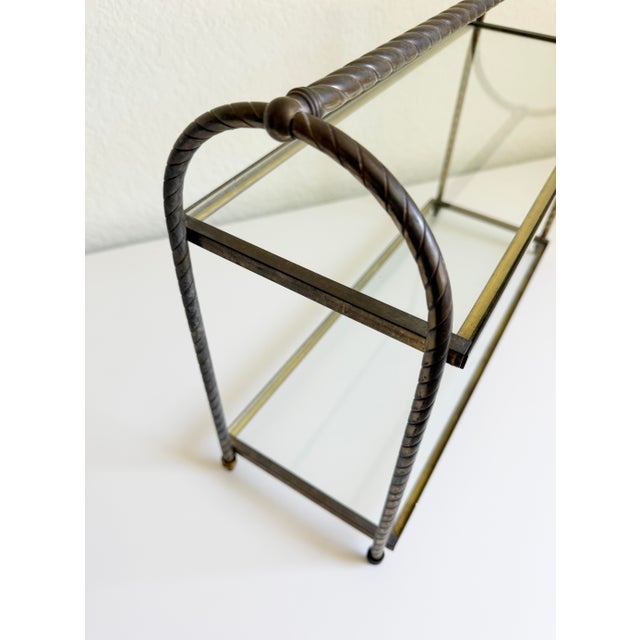 English Vintage Brass Tabletop Etagere, 1960s For Sale - Image 3 of 13