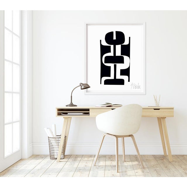 Liz created this piece in cut paper during a course she teaches called Bauhaus: Two Dimensional Design. One of the...