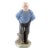 Porcelain Older Man Figurine Number 1001 from Royal Copenhagen, Early 20th Century For Sale - Image 8 of 8