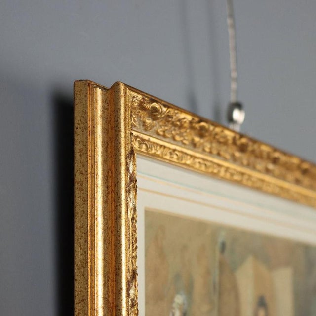 Pietro Michis, Untitled, Mixed Media on Paper, Framed For Sale - Image 10 of 13