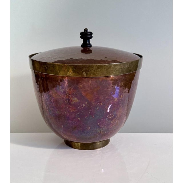 Antique Art Deco Bonboniere in Copper and Brass from Will Odining, Leipzig, Germany, 1930s For Sale - Image 10 of 18