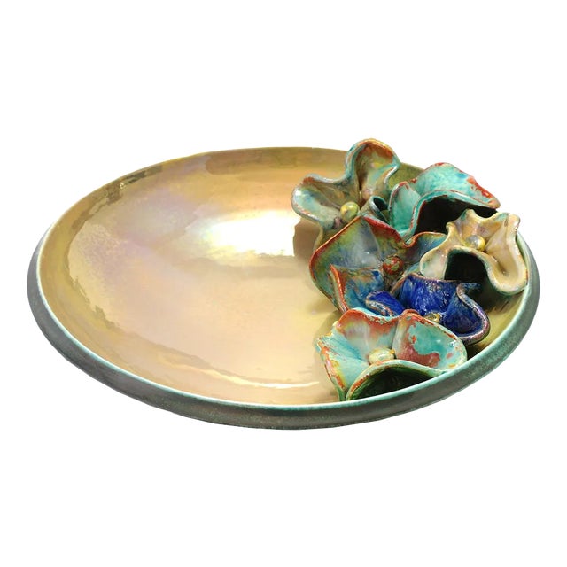 Flower Bowl by Ceramiche Lega For Sale
