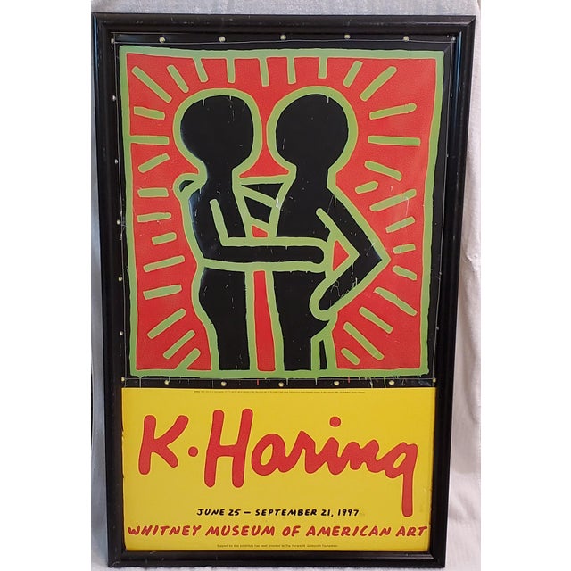 1997 Whitney Museum Exhibition Poster, Keith Haring for Whitney Museum of American Art For Sale In New York - Image 6 of 6