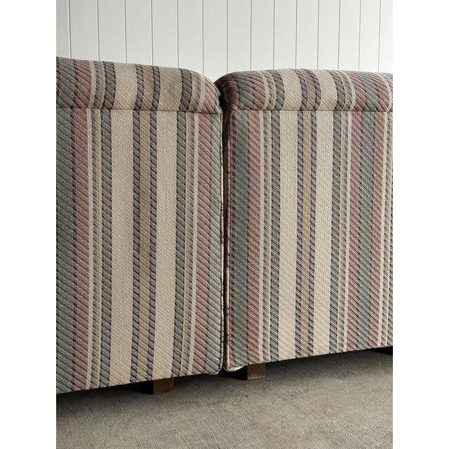 Vintage Postmodern Three-Piece Modular Sectional Sofa, C. 1980s For Sale - Image 15 of 18