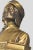 Pair of Early 20th Century Bookends Gilded Clad Figural Statue Sculpture Bust Dante & Beatrice For Sale - Image 11 of 12