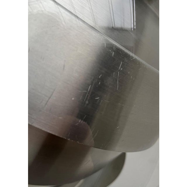 Mid-Century German Space Age Aluminum and Glass Globe Pendant Lamp from Doria, 1960s For Sale - Image 11 of 18