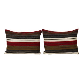 Striped Kilim Pillow - A Pair For Sale