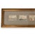 A watercolor painting of English origin, consisting of four small coastal and naval landscapes, framed with a gilt border....