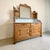 French Faux‑bamboo Birds‑Eye Maple and Marble Dressing Cabinet, 1890 For Sale - Image 3 of 13