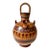 Vintage Handcrafted Mexican Tonala Clay Pottery Water Jug For Sale
