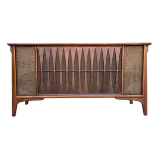 Vintage Mid Century Stereo Console/Record Player Console/Cabinet by Rca Victrola For Sale