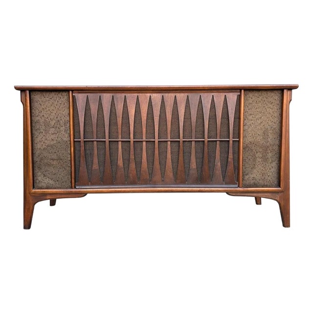 Vintage Mid Century Stereo Console/Record Player Console/Cabinet by Rca Victrola For Sale