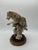The Joe Zslockbower "Winter Run" Wolf Sculpture is a signed limited edition (590/4000) piece made of marble. Handmade with...