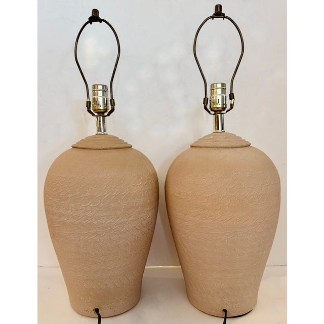 Pair of Beehive Table Lamps by Elite '92 For Sale In Miami - Image 6 of 14