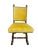 Set of 6 Spanish Revival Mahogany Dining Chairs With Yellow Velvet Upholstery, 1970s For Sale - Image 9 of 17