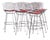 Harry Bertoia for Knoll Mid Century Chrome Bar Stools - Set of 6 For Sale
