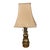 Vintage Mid 20th Century Ornate Brass Lamp For Sale