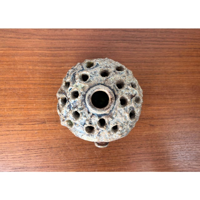 Mid-Century Modern Danish Studio Pottery Hedgehog Candleholder from Sejer Keramik, 1960s, in Very Good conditions....